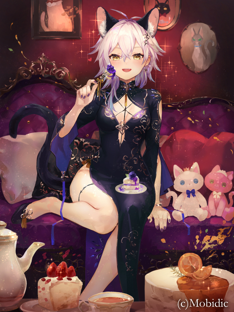 This is a pixiv picture whose title is 【帝国戦記】茶会・オルテ.