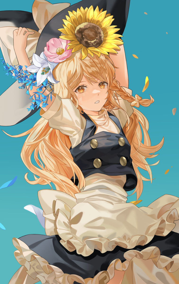 This is a pixiv picture whose title is 魔理沙.