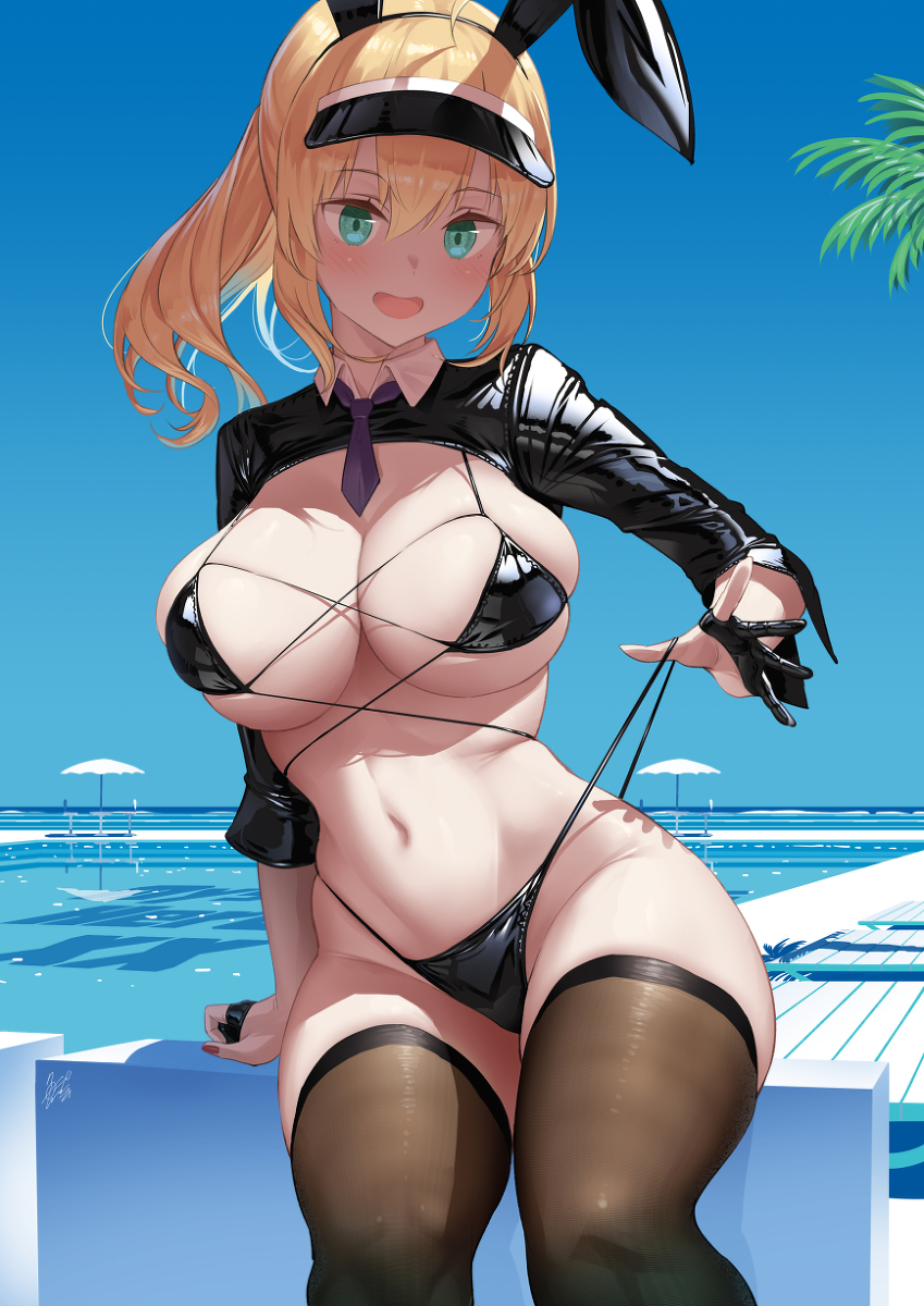 This is a pixiv picture whose title is 逆バニダブルエックス.