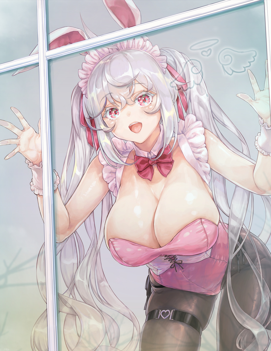 This is a pixiv picture whose title is 【ご依頼】vliver冥冥さんバニー衣装.