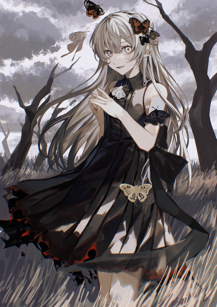 This is a pixiv picture whose title is 羨望の庭.