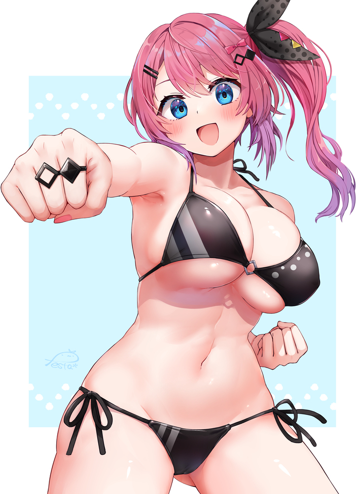 This is a pixiv picture whose title is skebご依頼　倉持めると.