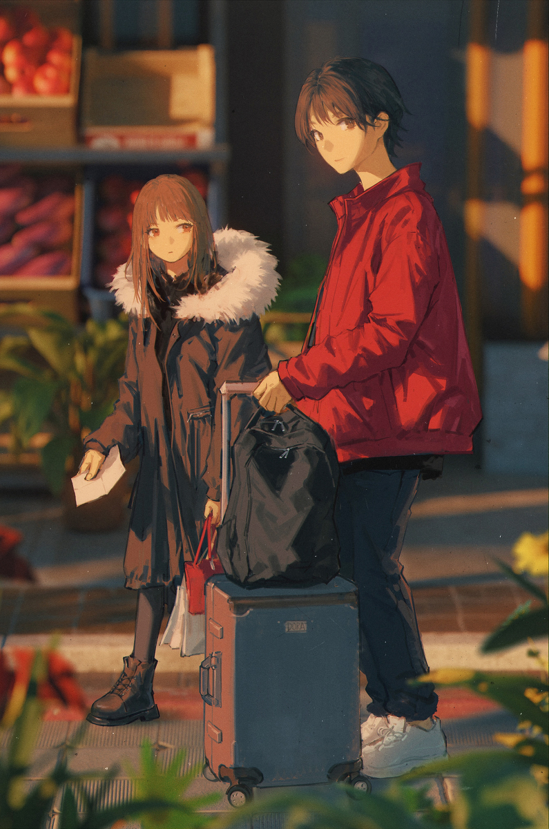 This is a pixiv picture whose title is < 。 >.