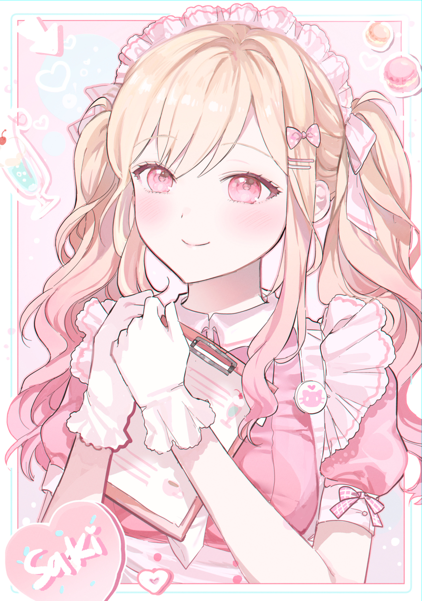 This is a pixiv picture whose title is メイド💗🍰.