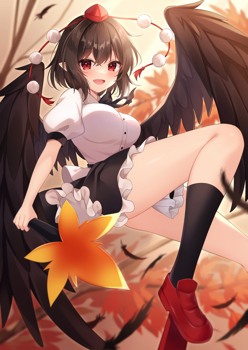 This is a pixiv picture whose title is 射命丸文.