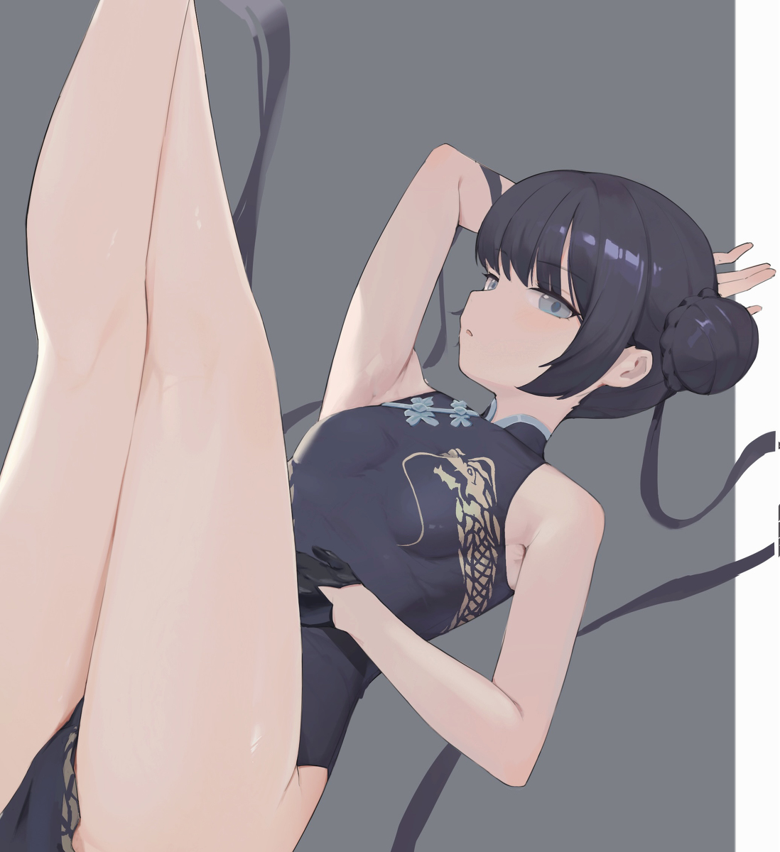 This is a pixiv picture whose title is 摸.