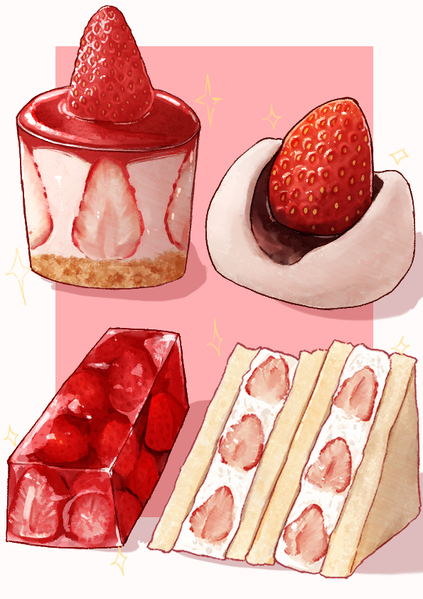This is a pixiv picture whose title is いちご.