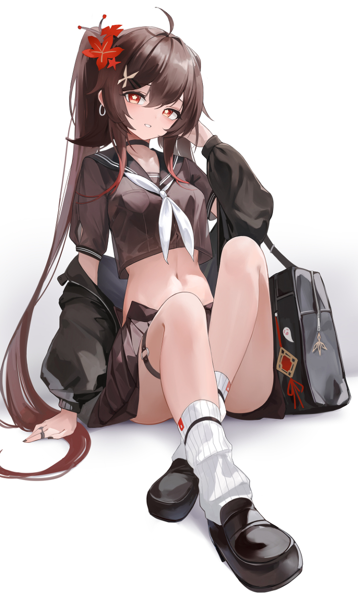 This is a pixiv picture whose title is 胡桃.