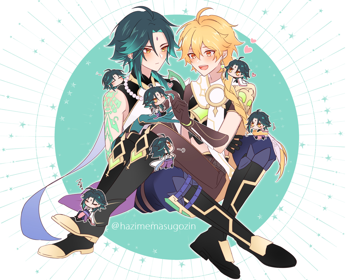 This is a pixiv picture whose title is 魈空まとめ.