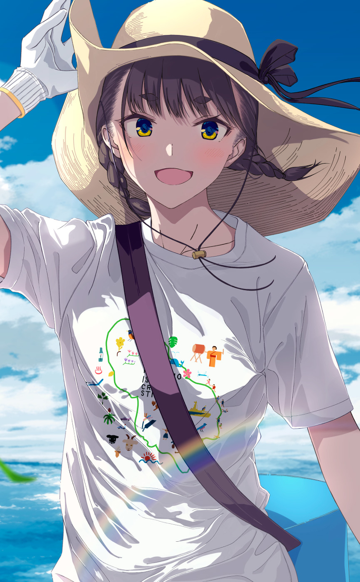 This is a pixiv picture whose title is summer.