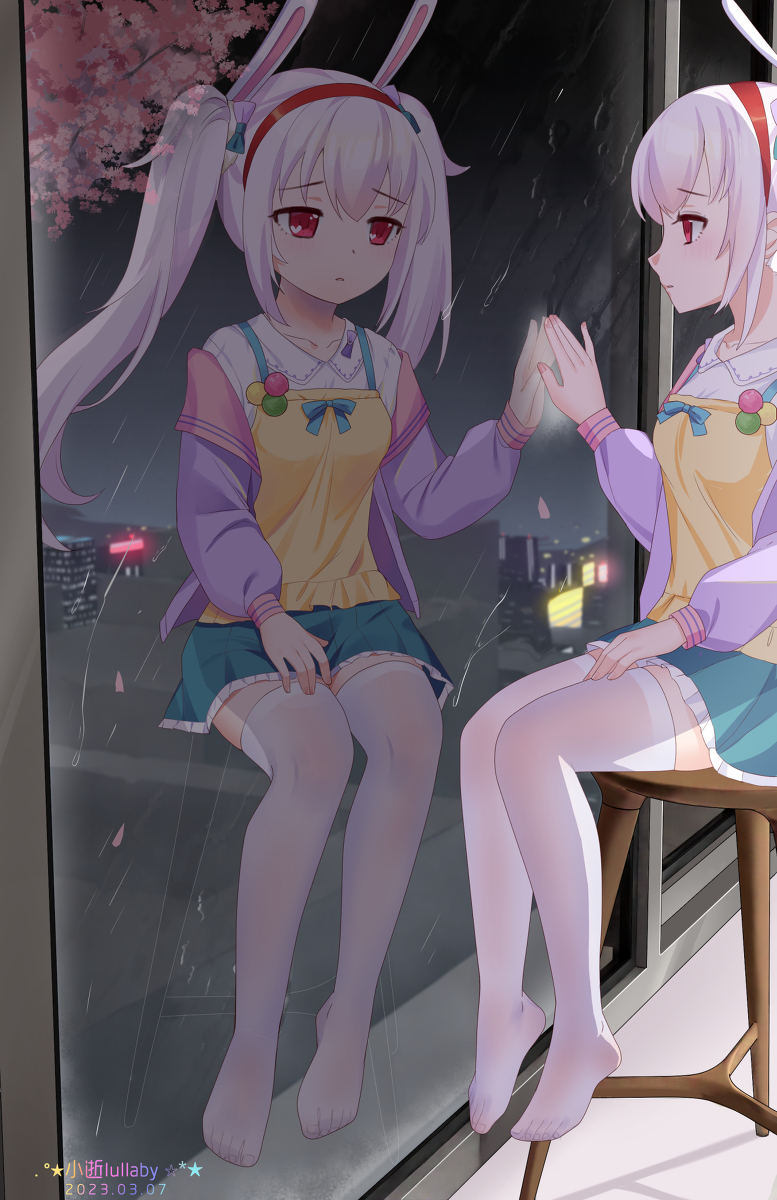 This is a pixiv picture whose title is 拉菲-镜中倒影.