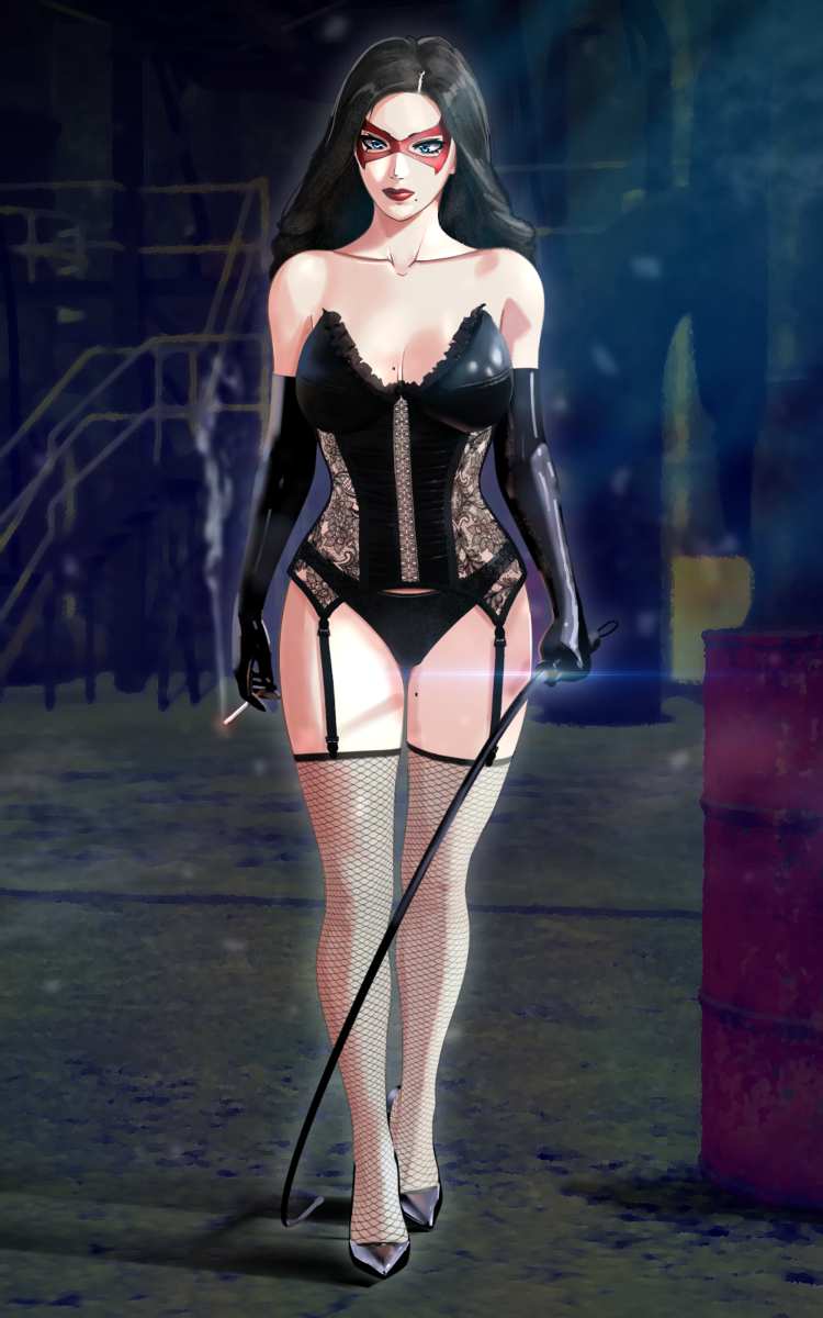 This is a pixiv picture whose title is Dominatrix (Crime Fighters).