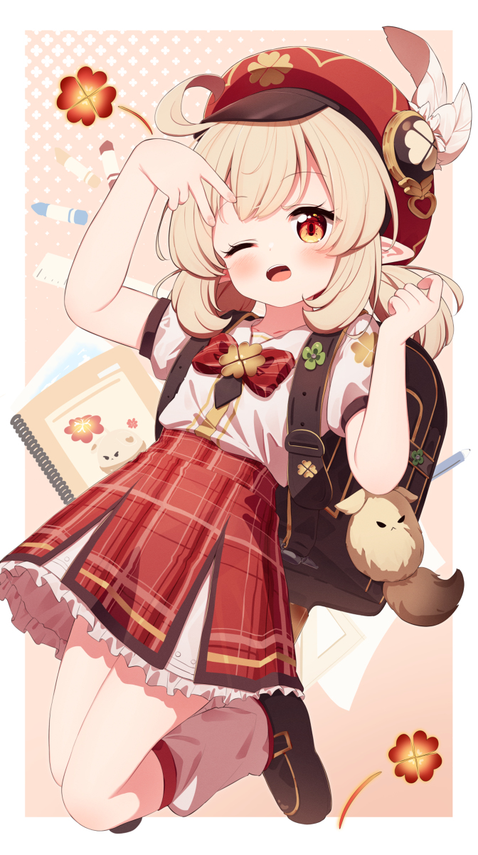 This is a pixiv picture whose title is クレーちゃん！📙📕📘.