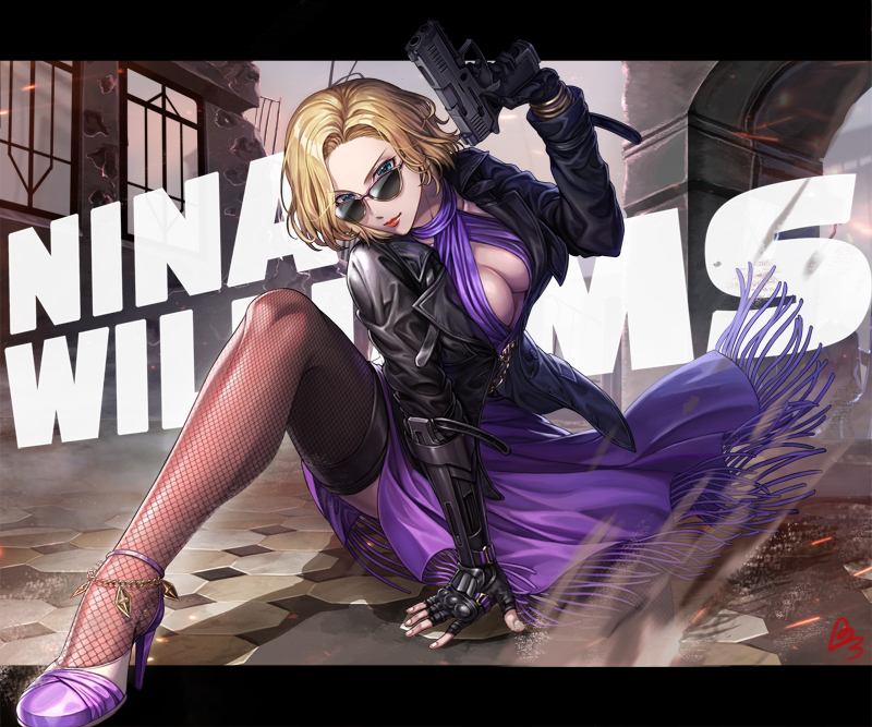 This is a pixiv picture whose title is Tekken8 - Nina Williams.