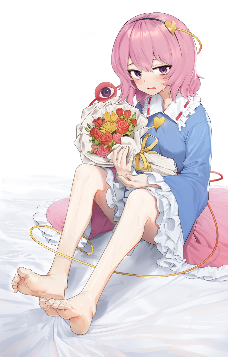 This is a pixiv picture whose title is 古明地さとり.