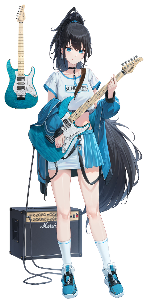 This is a pixiv picture whose title is My guitar.