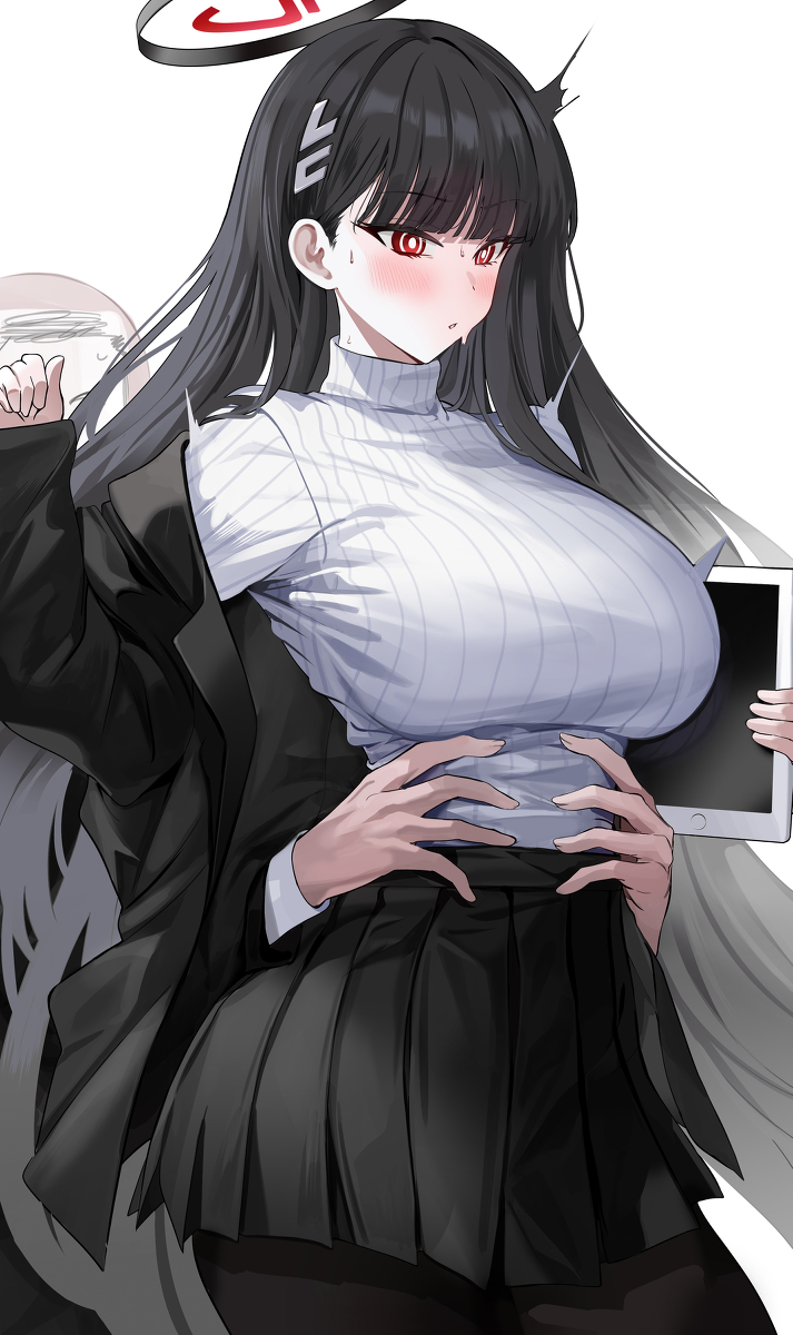 This is a pixiv picture whose title is 敏感な部分.