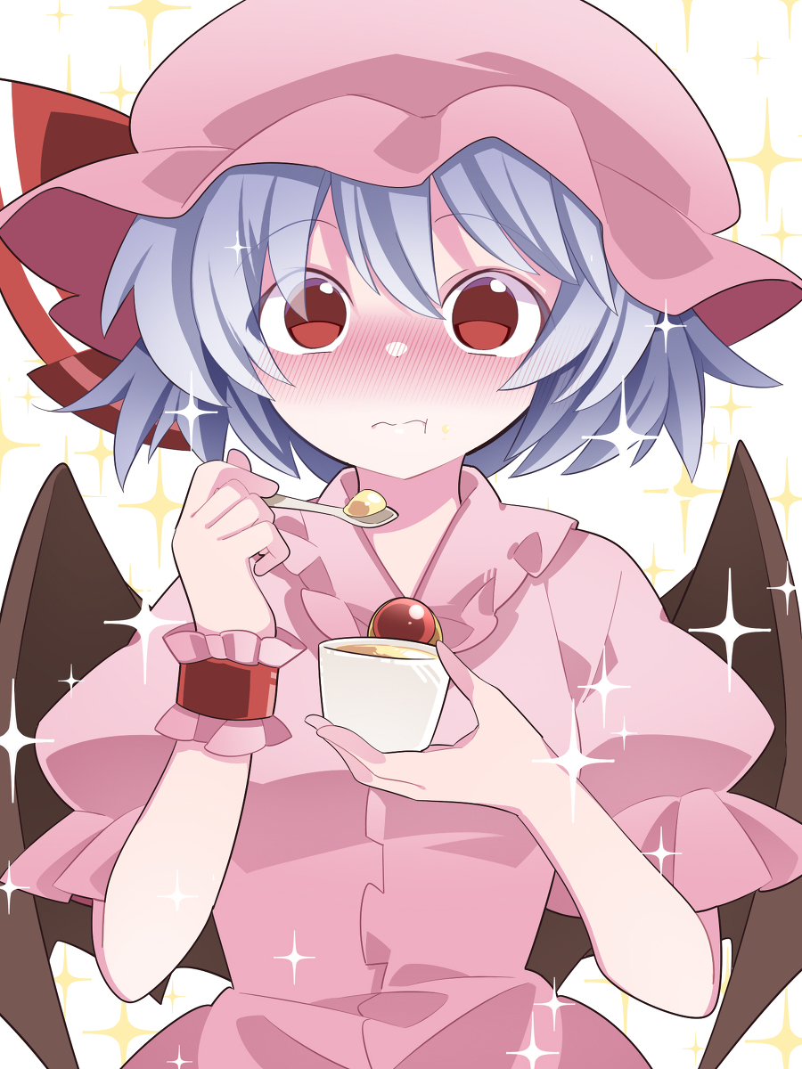 This is a pixiv picture whose title is プリンが美味しいと顔に出ちゃうお嬢様.