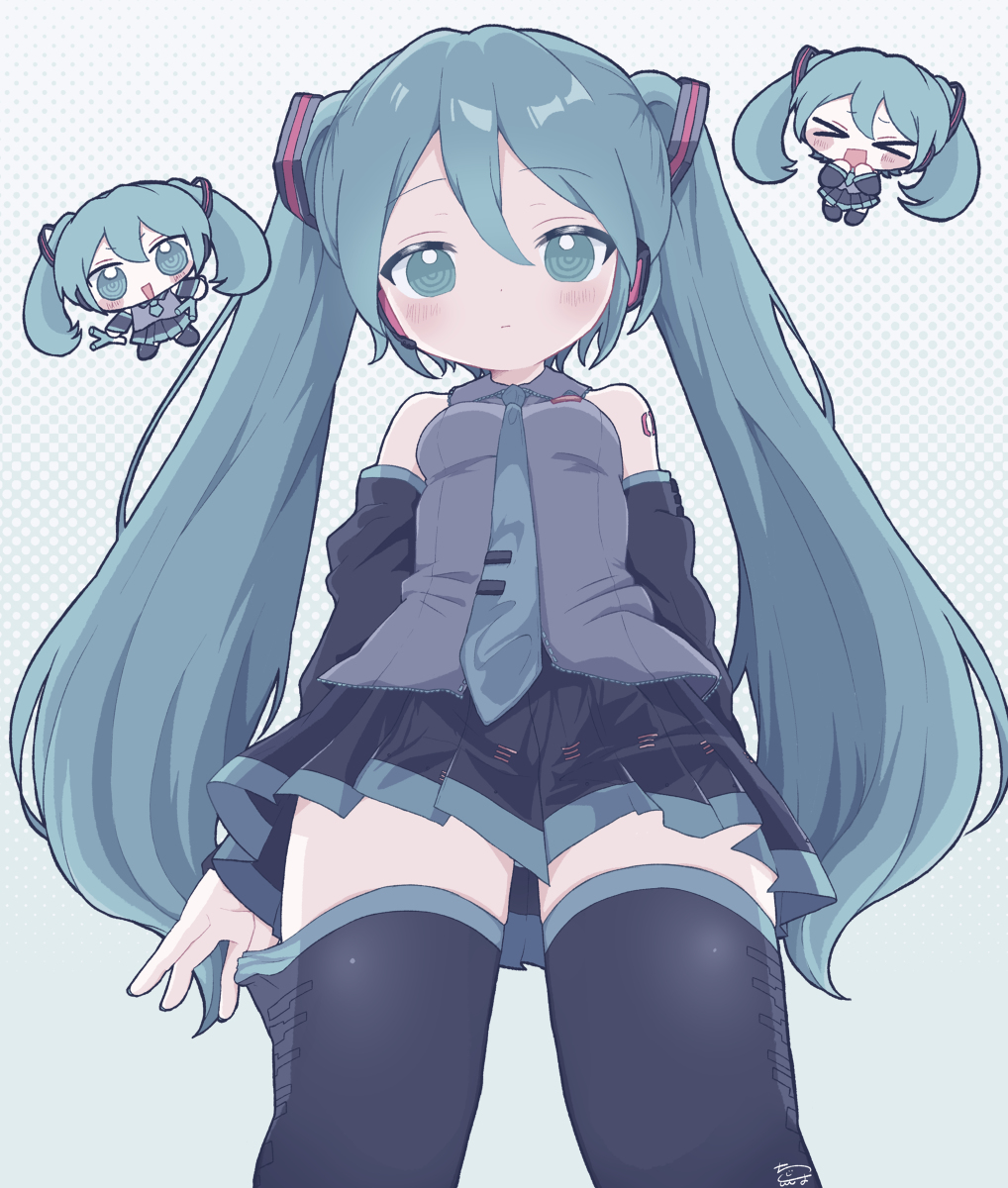 This is a pixiv picture whose title is 初音ミク.