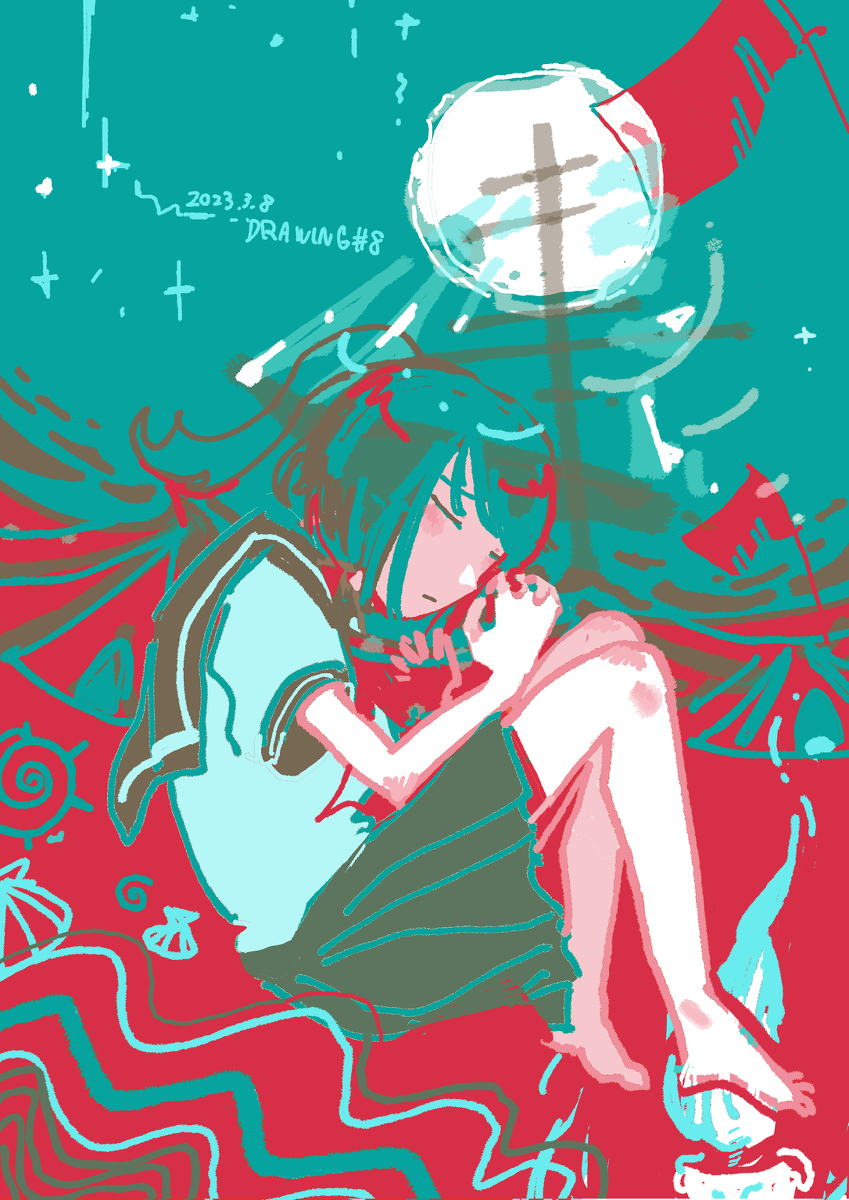 This is a pixiv picture whose title is ドローイング.