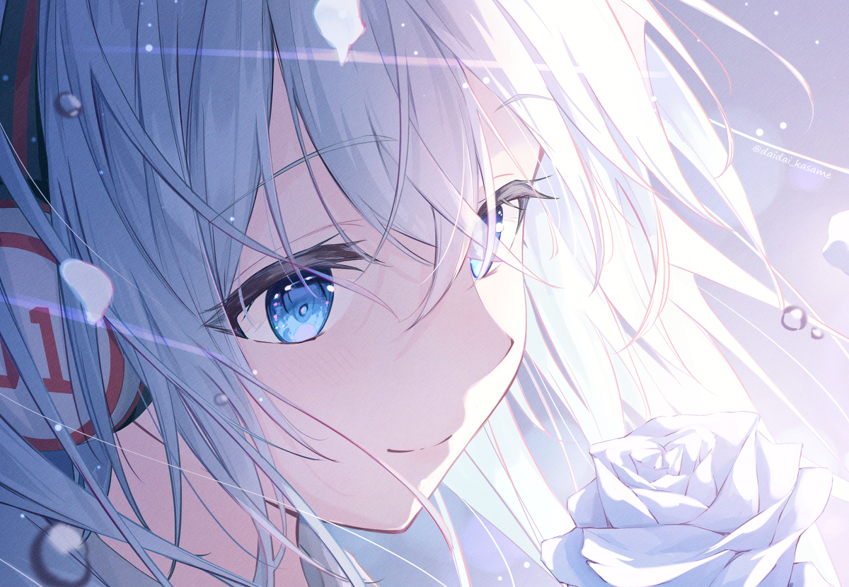 This is a pixiv picture whose title is MIKU.