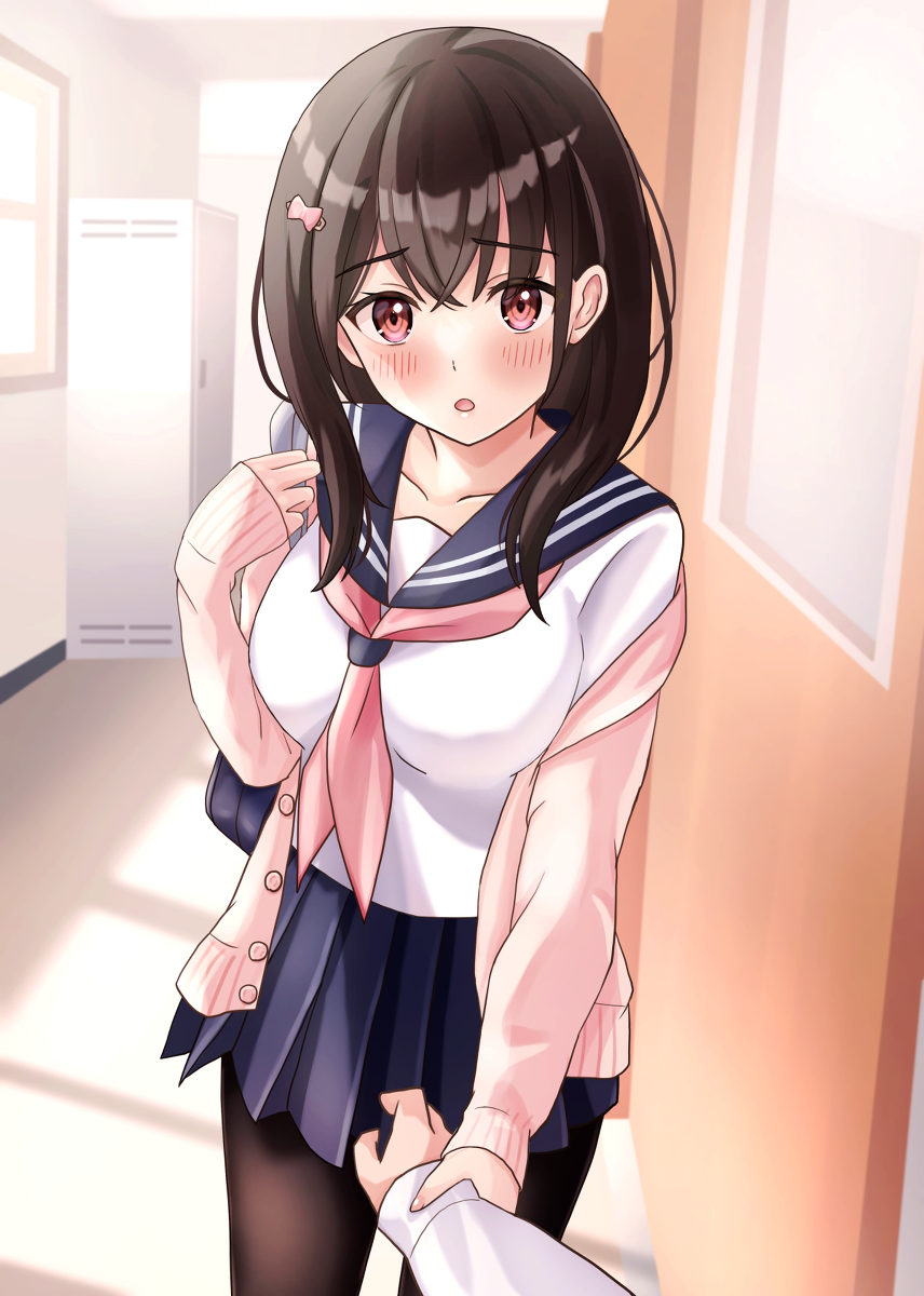 This is a pixiv picture whose title is 「今、時間ある？」.