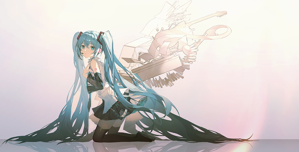 This is a pixiv picture whose title is ミクの日 2023.