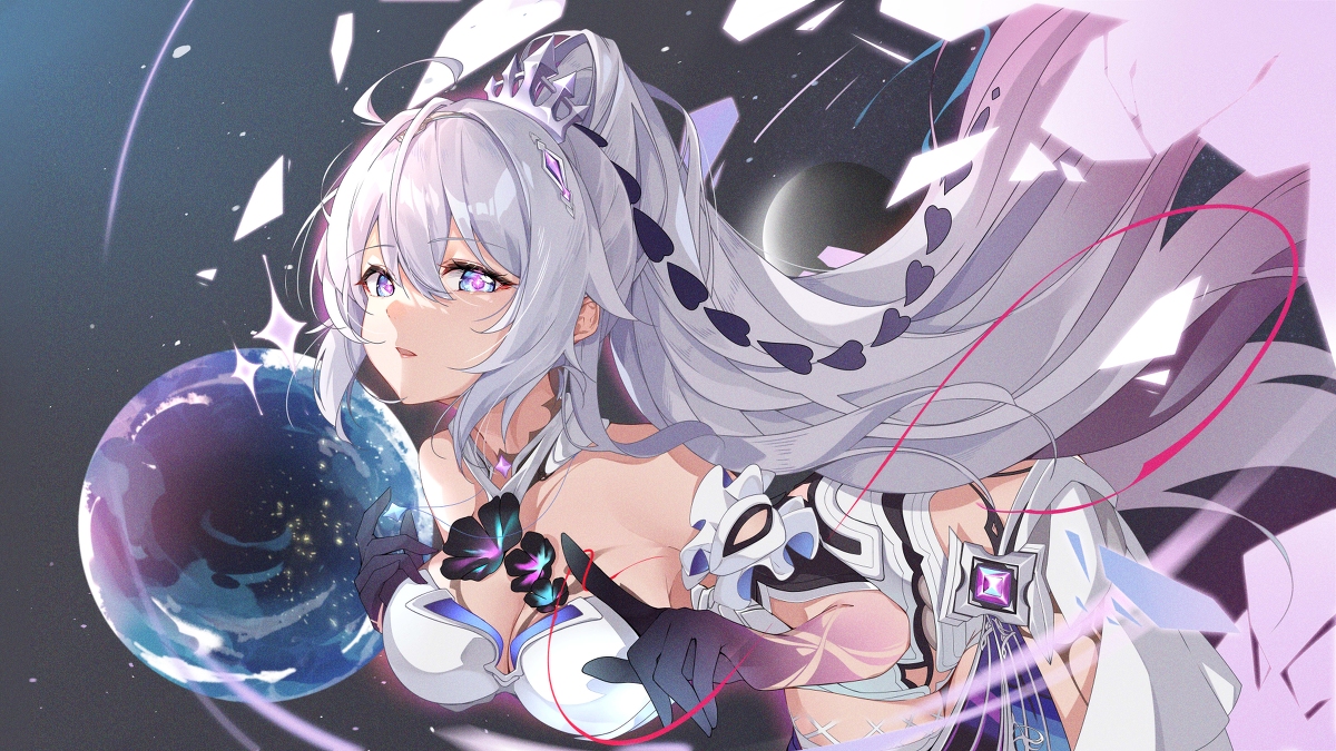 This is a pixiv picture whose title is 【崩坏3】终焉之律者.