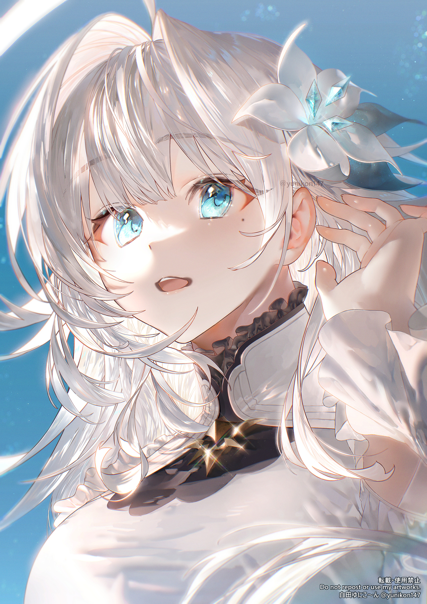 This is a pixiv picture whose title is 晴れ渡る.