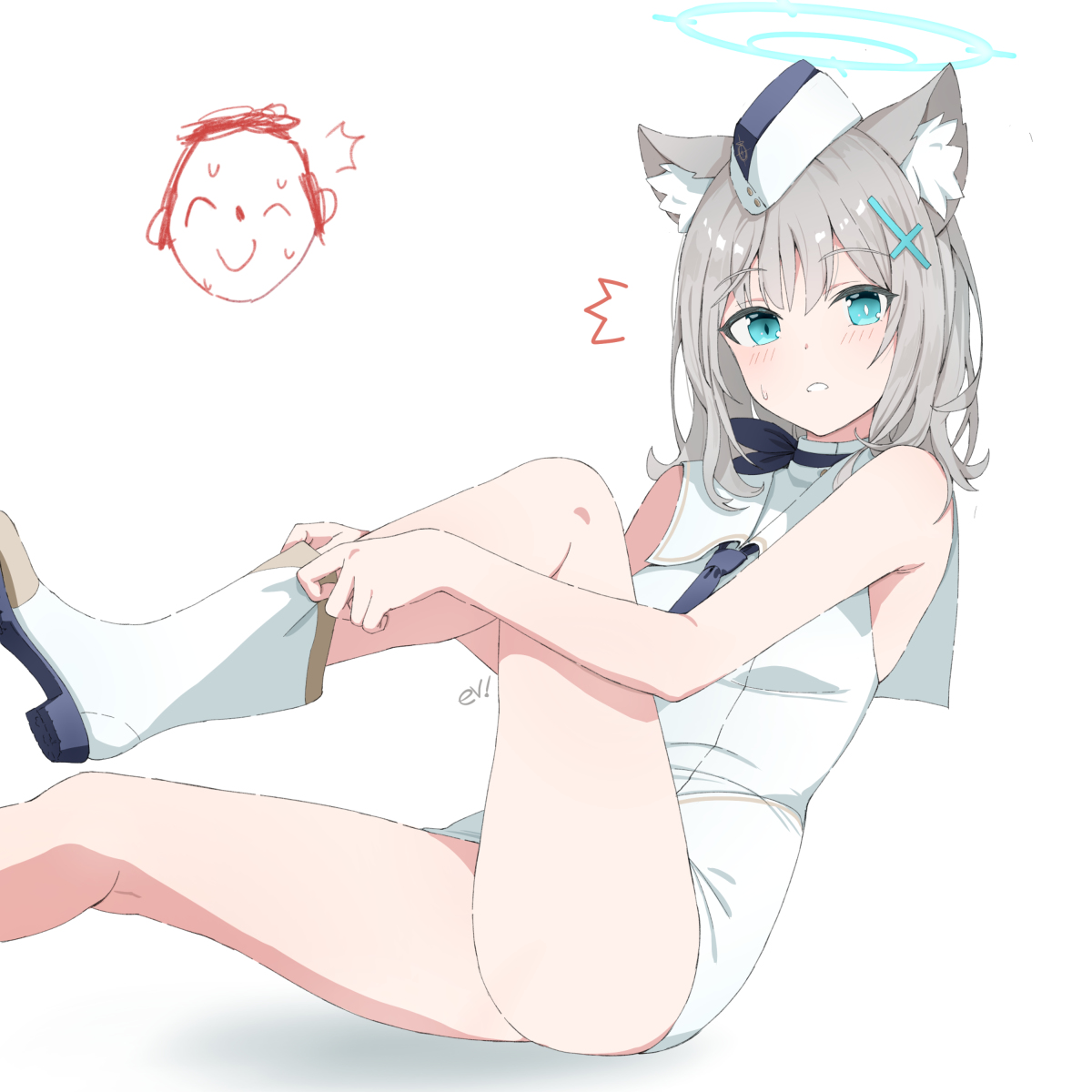 This is a pixiv picture whose title is シロコ.