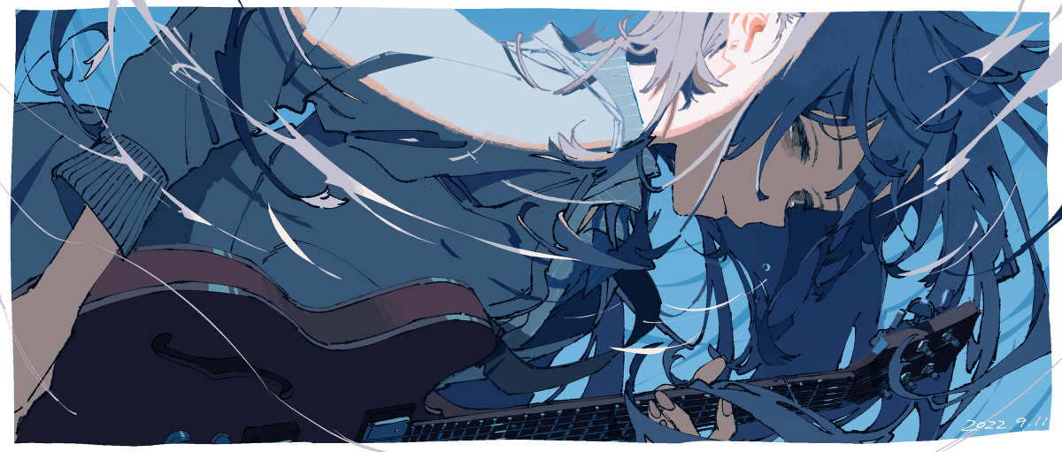 This is a pixiv picture whose title is 海.