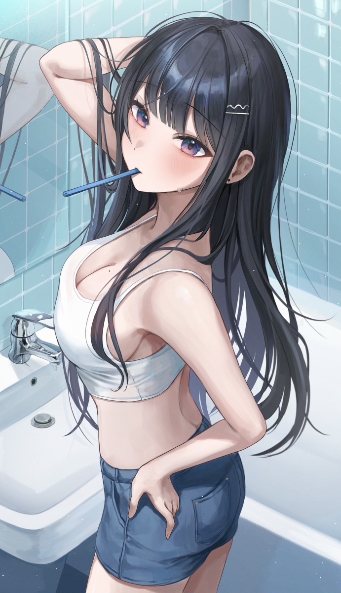 This is a pixiv picture whose title is おはよう☀️.