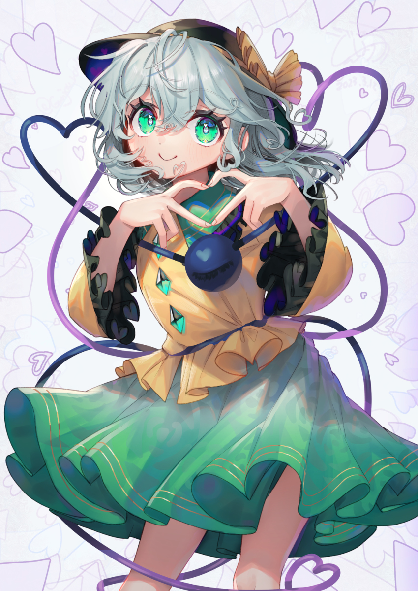 This is a pixiv picture whose title is ♡.