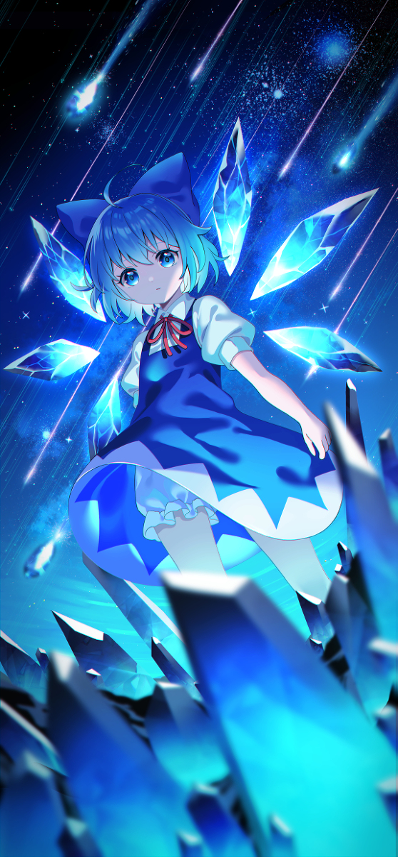 This is a pixiv picture whose title is アイシクルフォール.