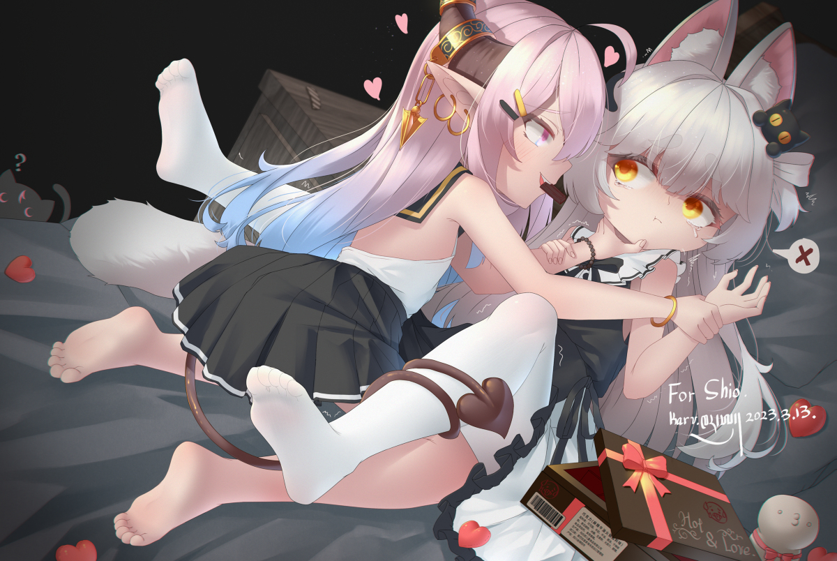 This is a pixiv picture whose title is 菲菲……嘿嘿…….