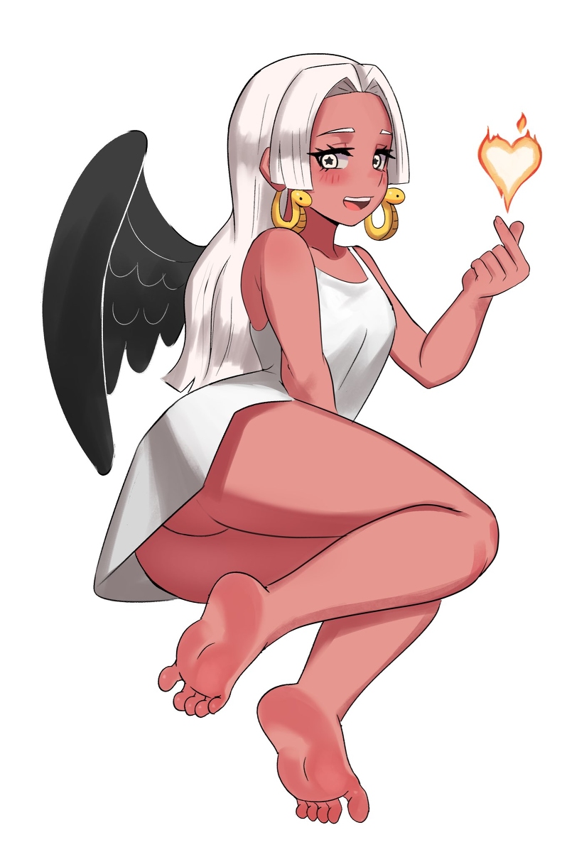 This is a pixiv picture whose title is Seraphim Boa Hancock.