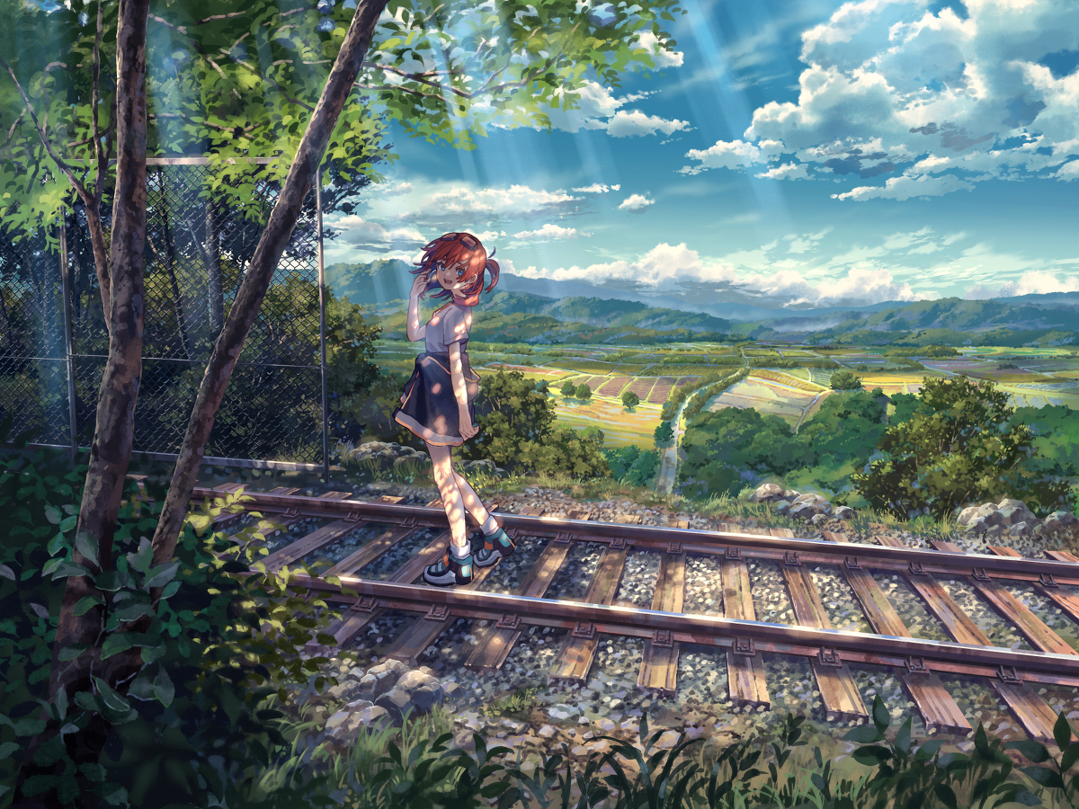 This is a pixiv picture whose title is 旅人 (多々星カイリ ver.).