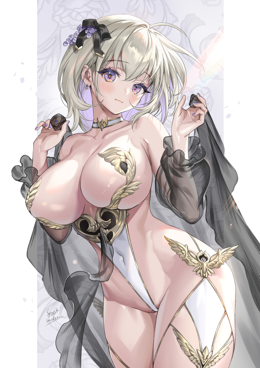 This is a pixiv picture whose title is シースルーカーディガン.