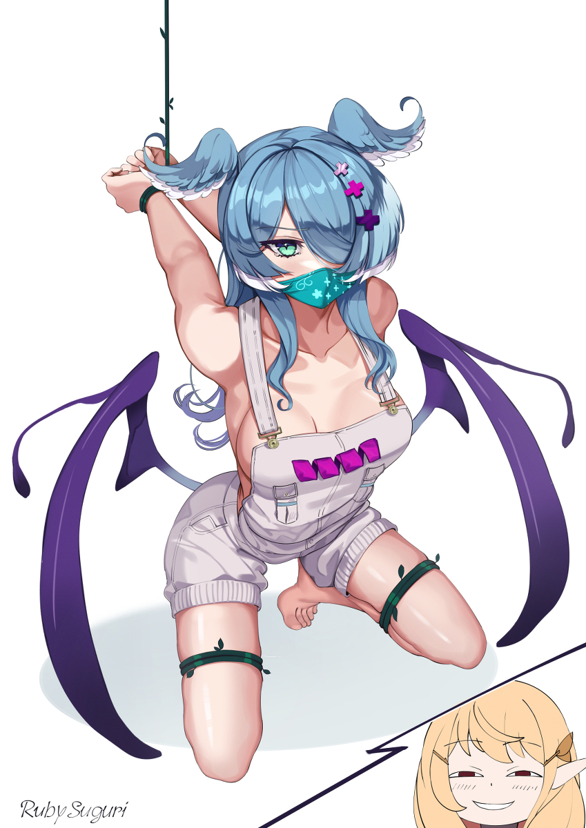 This is a pixiv picture whose title is エリーラ が縛られる.