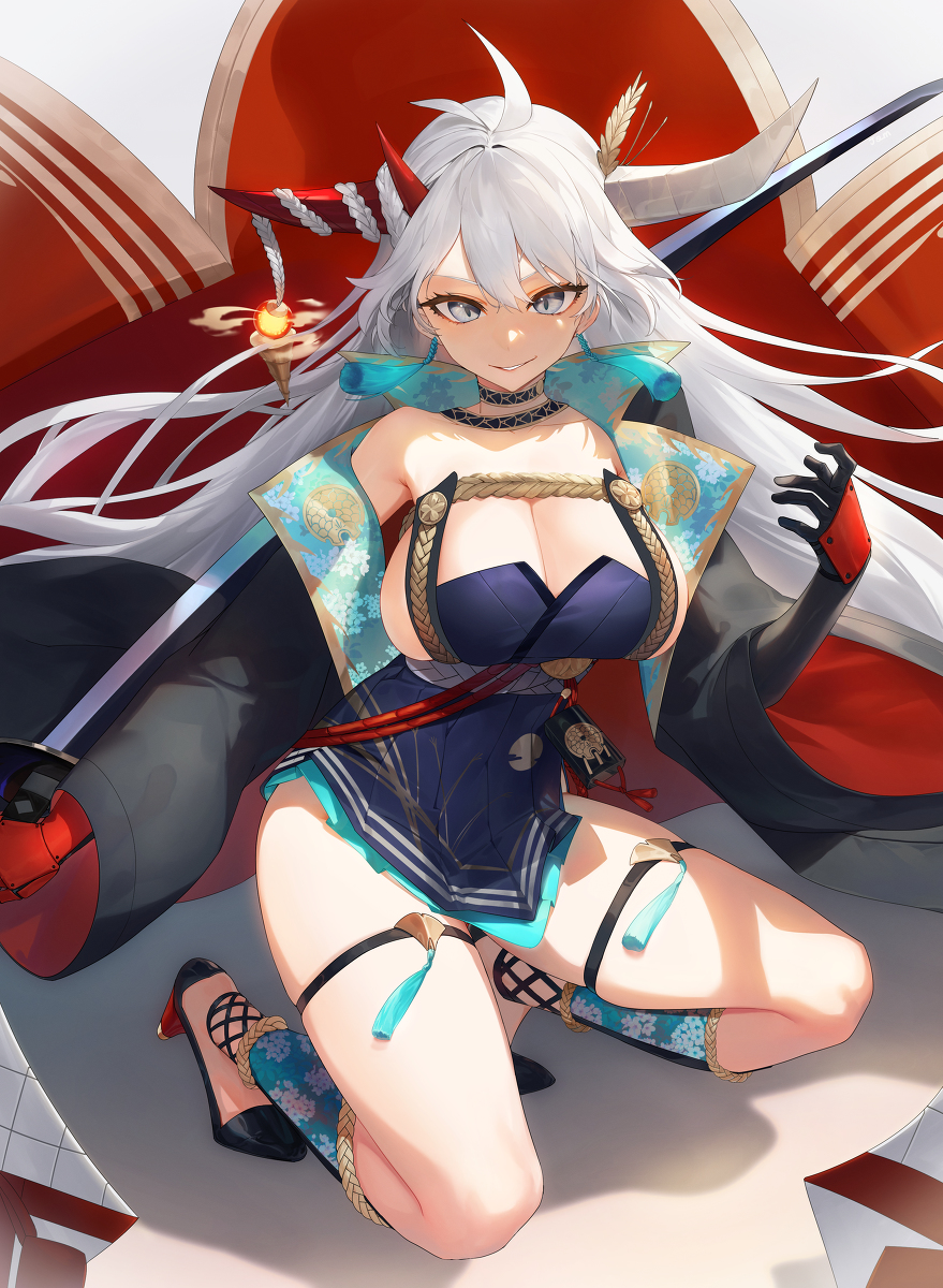 This is a pixiv picture whose title is 白龍.