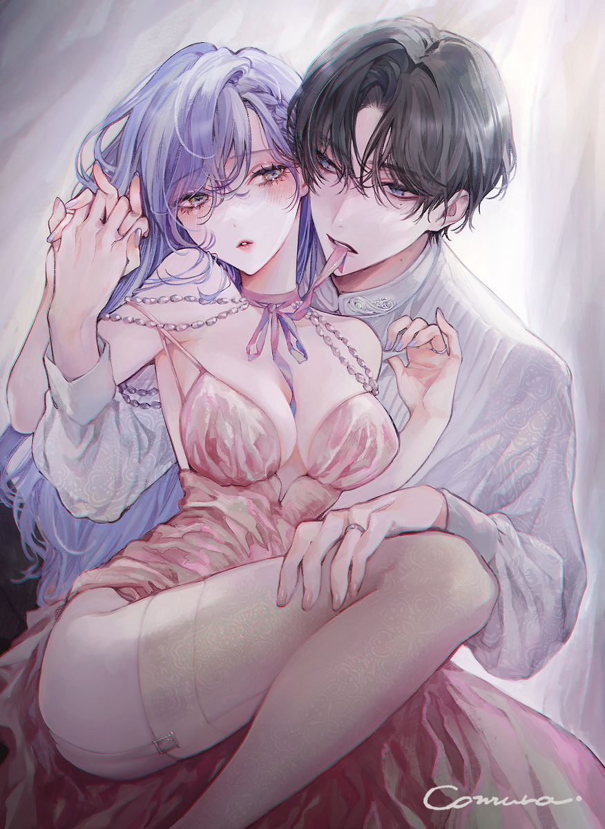 This is a pixiv picture whose title is 公爵様との結婚.