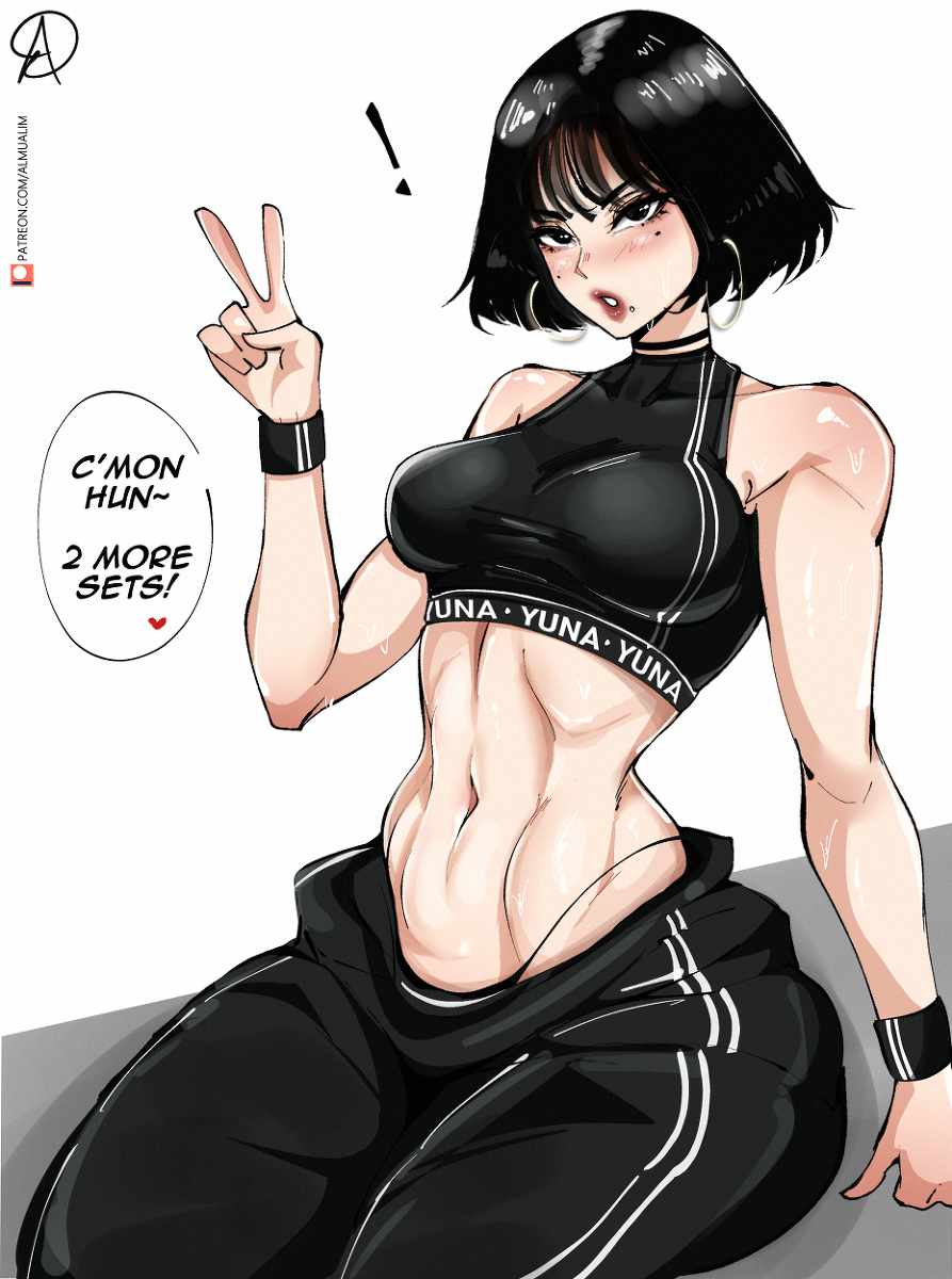 This is a pixiv picture whose title is Yuna - OC.