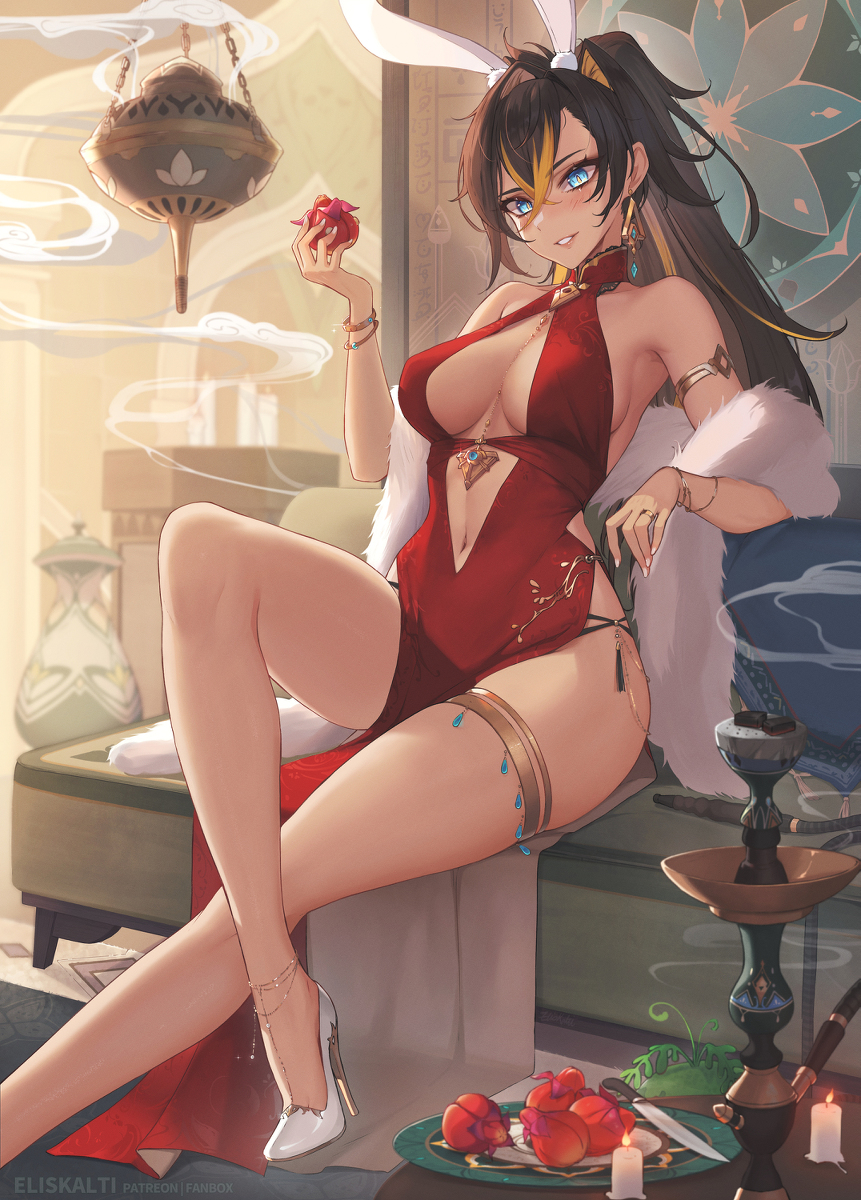 This is a pixiv picture whose title is Dehya✨💖.