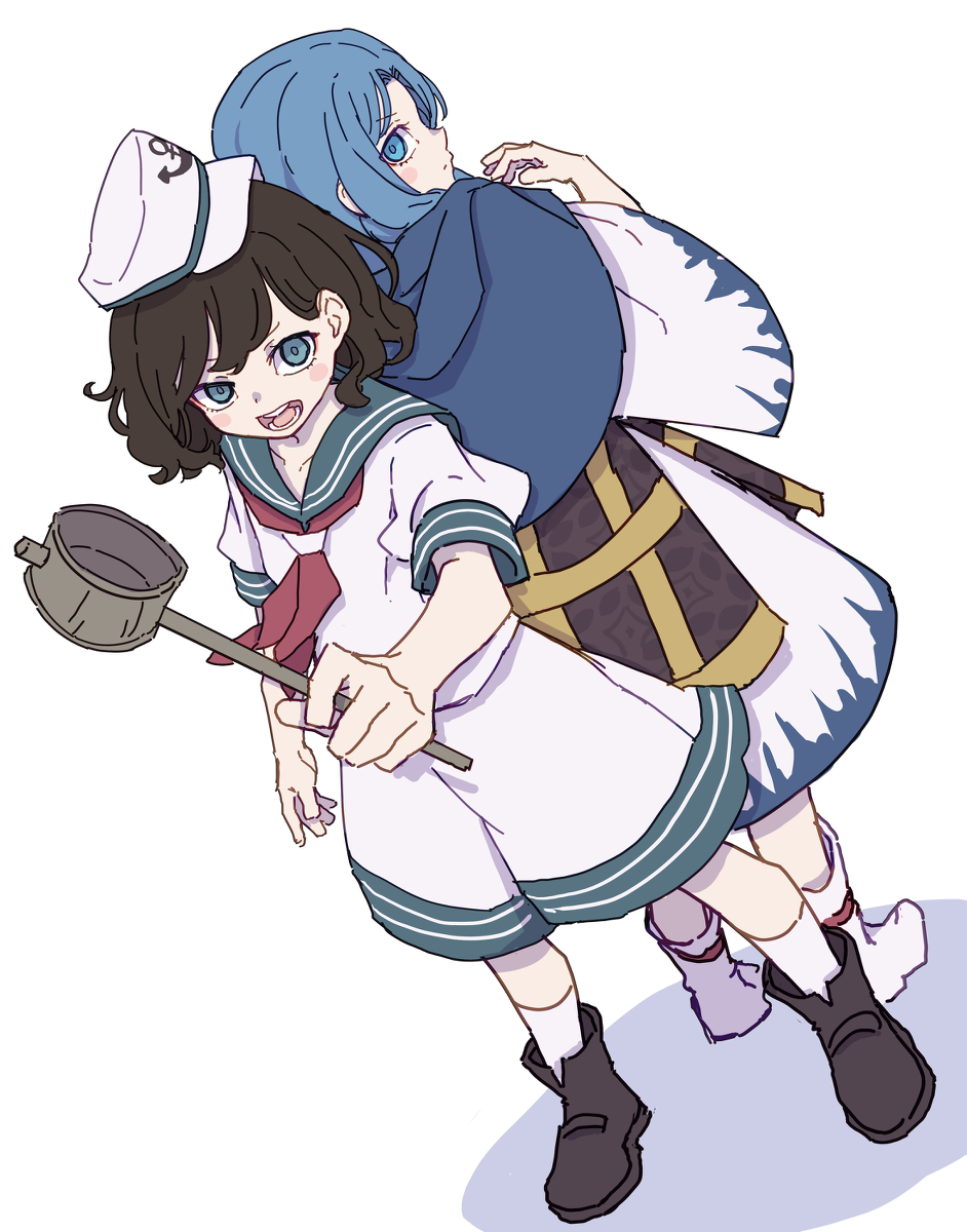 This is a pixiv picture whose title is 村紗と一輪.