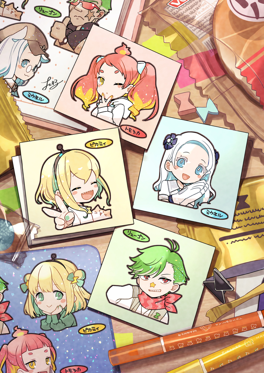 This is a pixiv picture whose title is 3周年.