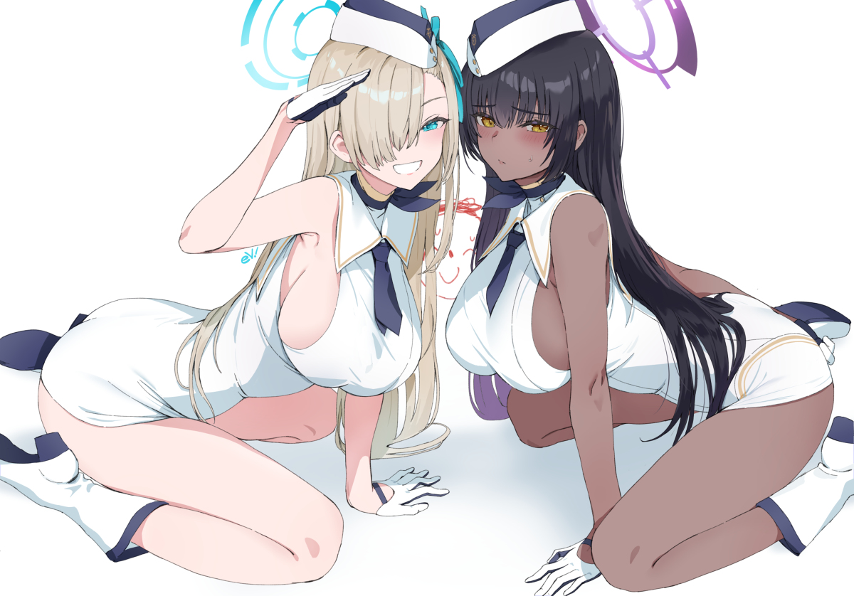 This is a pixiv picture whose title is アスナ＆カリン.