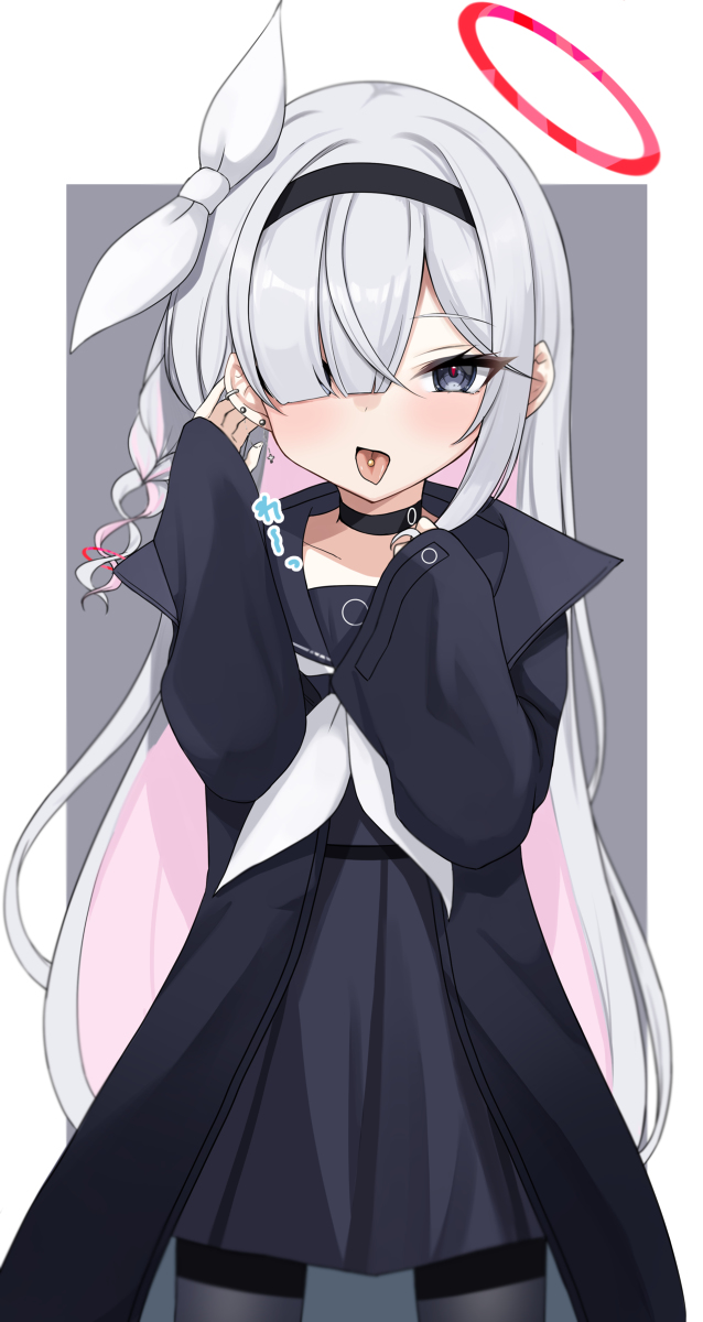 This is a pixiv picture whose title is プラナ、ピアス見せて….