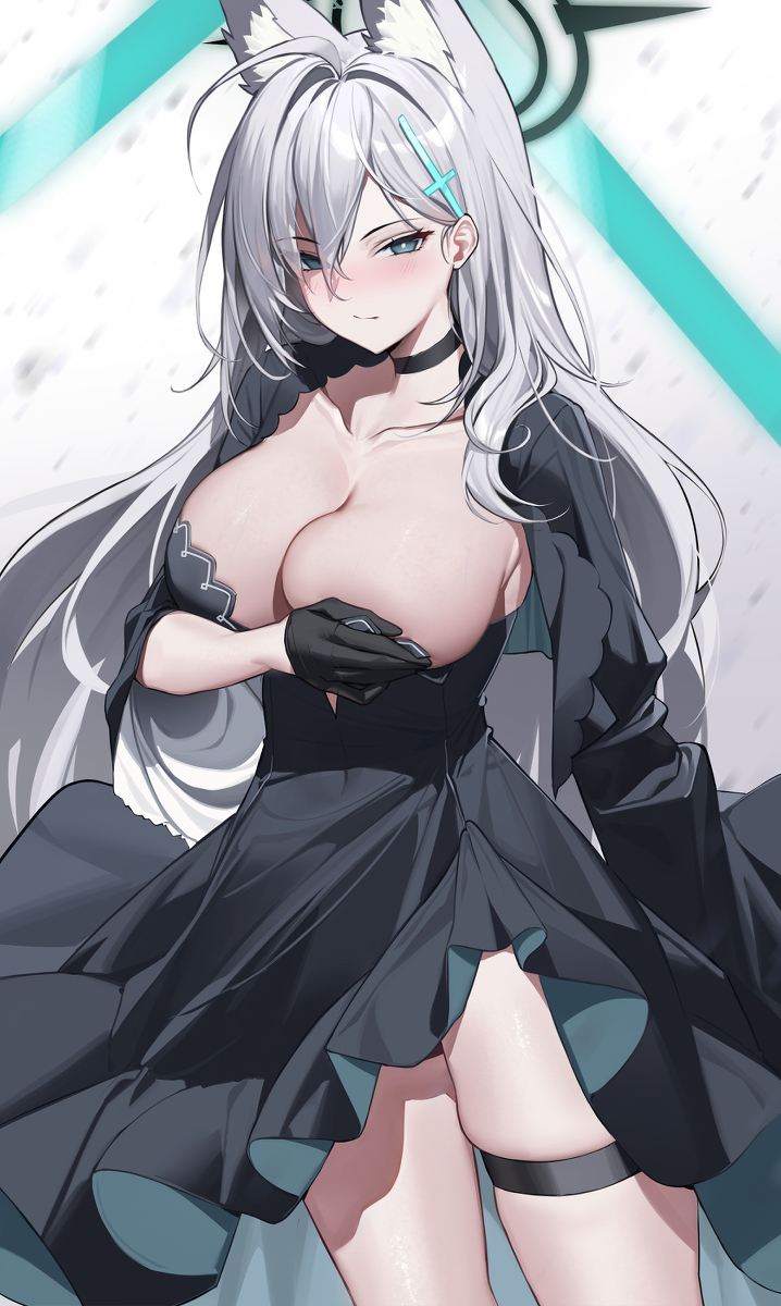 This is a pixiv picture whose title is シロコテラー -  Shiroko.