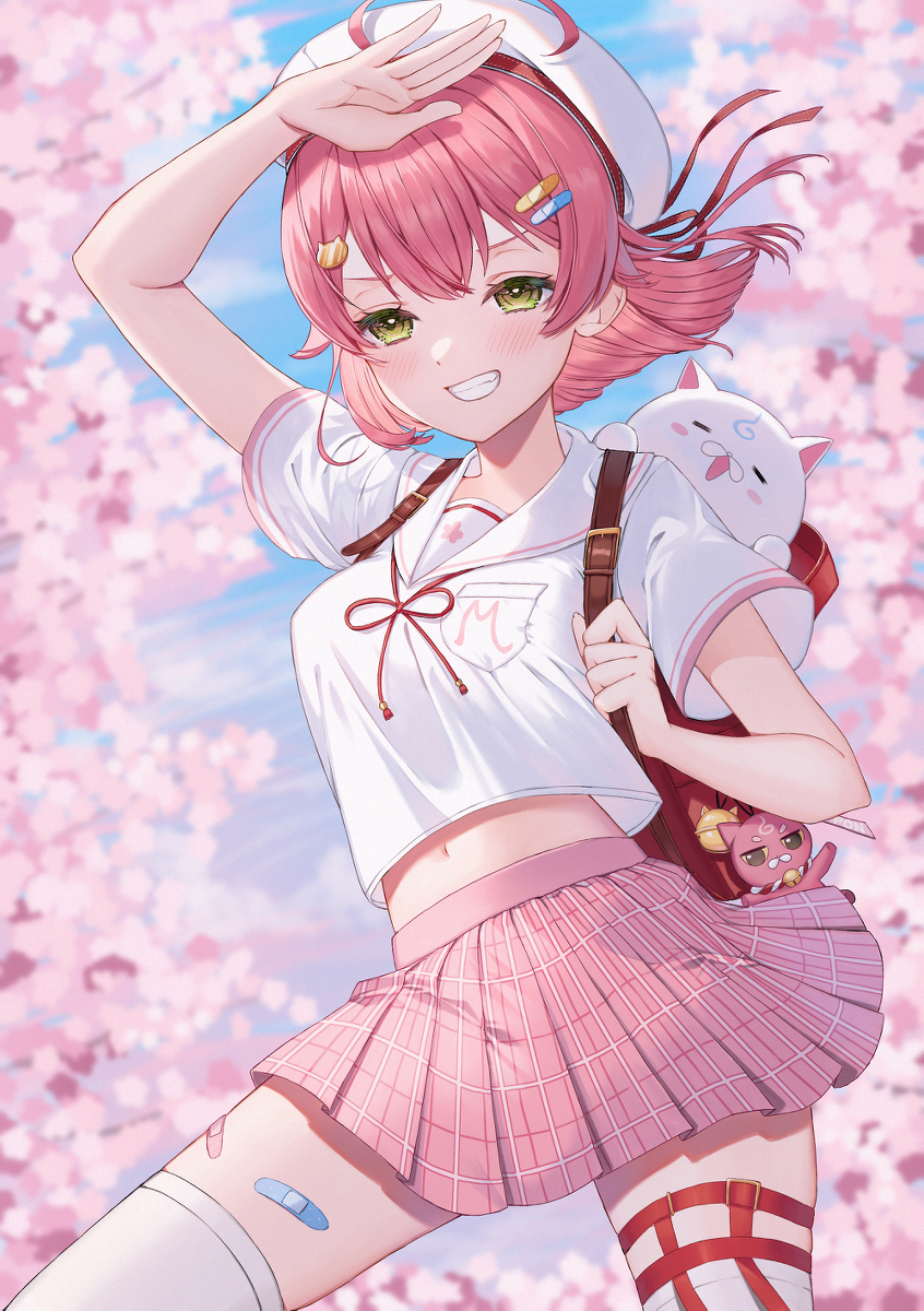 This is a pixiv picture whose title is みこち.