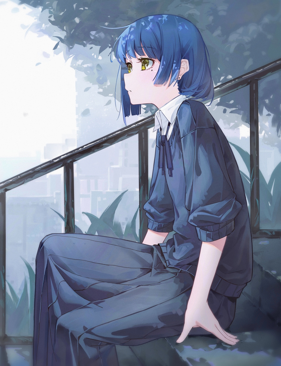 This is a pixiv picture whose title is 凉.